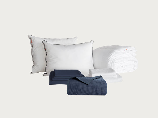 Ensemble de sommeil supérieur + couverture en mousseline